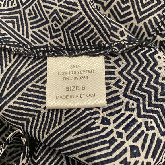 Pacsun Kirra Printed Top Blue Size Small - Picture 5 of 5